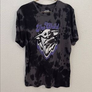 Star Wars The Child Black and Gray T-Shirt- Size XL